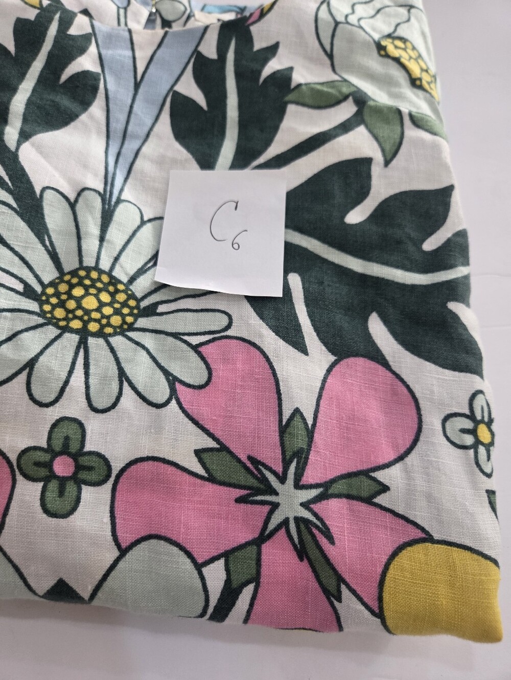 Boden Women's Floral Mini Shift Linen Dress in Multi sz.10 - Picture 10 of 10